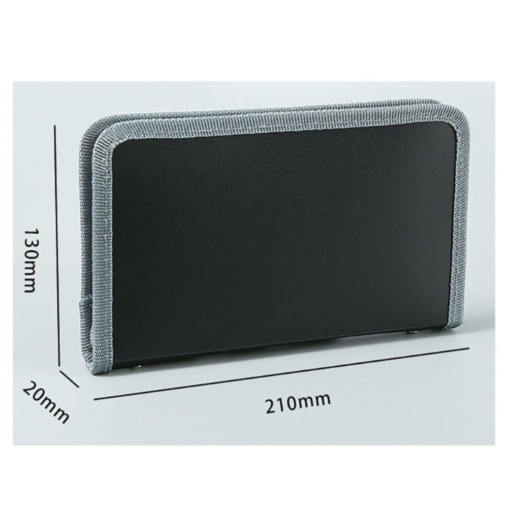13 Grids A6 File Folder Multi-layer Storage Bag Portable Bill Business Card Storage Book