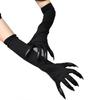 Halloween Long Nail Gloves Elbow Length Claw Gloves Soft Cosplay Ghost Mittens