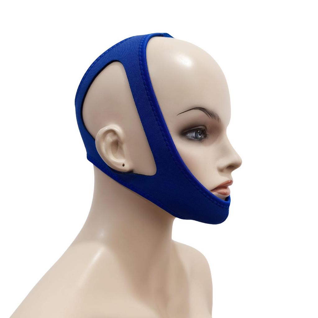 Triangular Anti-Snore Chin Strap for V-Face Support and Breathing Correction