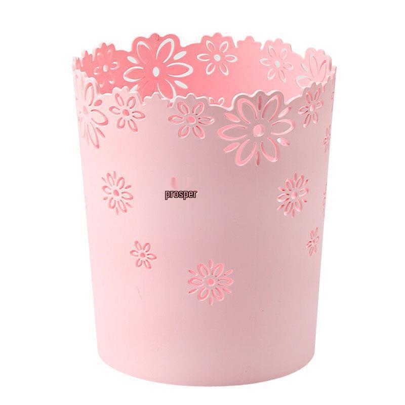 Lily Runder Plastik-Abfallkorb - Deckelloser Mülleimer für Küche, Bad, Büro - Erhältlich in den Größen Groß, Mittel und Klein.