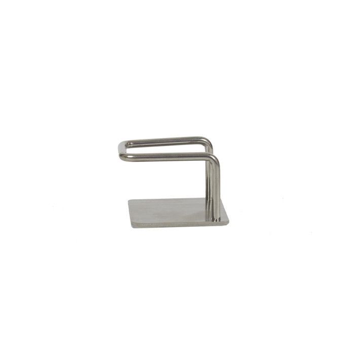 Adhesive Sponge Support "Inox" 4cm Silver