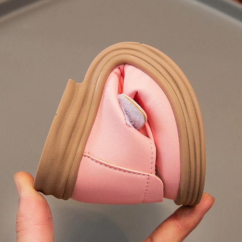 Spring Autumn New Arrival Girls Leather Shoes Fashion Kids Bow Princess Shoes Soft-Soled Mary Janes Drop-shipping