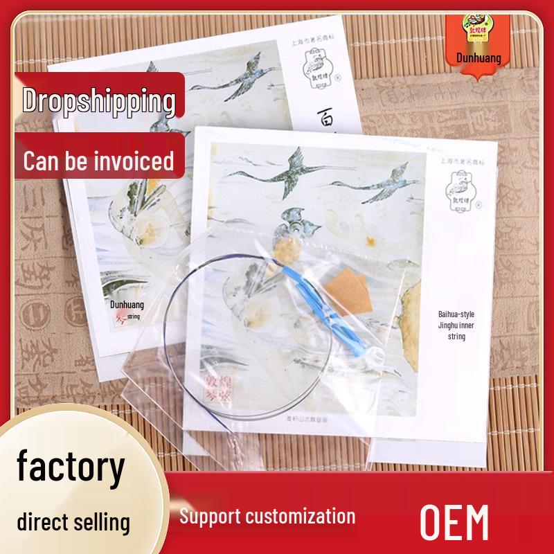 Dunhuang Baihua Jinghu Strings Set: Inner, Outer, Professional Steel Wire Strings Outer String
