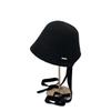 25 Early Autumn New Knitted Fisherman Hat Children's Breathable Versatile Shading Face Small Lace-up Basin Hat