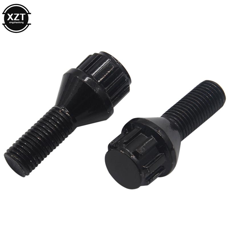 1Set For BMW E30 E36 E46 E81 E90 2003 2004 2005 2006-2013 M12 X 1.5 4+1 Aluminum Alloy Wheel Lock Bolt Tire Anti-theft Screws Nu