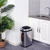 30L Stainless Steel Motion Sensor Lid Bin - Silver Tone