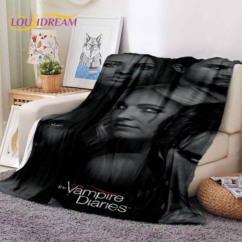 

3D Latest The Vampire Diaries Damon Salvatore Soft Flannel Blankets,Throw Blanket Comfortable Blanket for Beds Sofa Home Bedroom 75x90cm( 29x35in )
