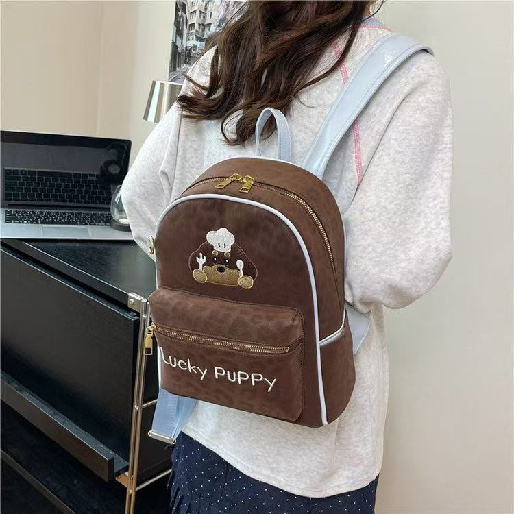 Hello Kitty Cartoon Backpack For Women And Girls With Pu Material And Cute Design For Daily Use