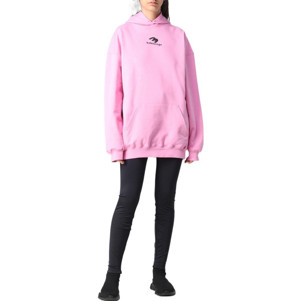 Balenciaga FW22 Sweatshirt Regular Fit Women's Pink 578135TNVH21401
