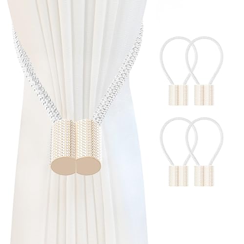 Modern Sunflower Cotton Eco-Friendly Curtain Tiebacks 2-Pack for Wedding and Natural Style Windows Wall Decor