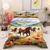 Construction Vehicles and Signs Bedding Set (1 duvet cover, 2 pillowcases, duvet not included)