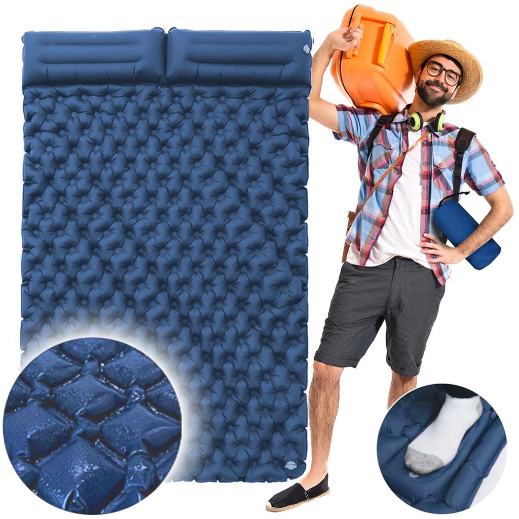 Self-inflating Double Mattress Camping Picnic Tourist Survival Mat