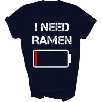 TYGOS I Need Ramen Japan Anime Funny Noodle Love Ramen Unisex Shirt Gift Women Men