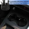 1Pc Black Car Beverage Holder Adhesive Cup Storage Rack Bottle Holder Multifunction Drink Rack Auto Interior Accessories