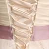Satined Bridal Ribbon Strap Adjustable Waist Ties Lace Up Ribbon Tie For Wedding Gown Customization Dress Decoration 2PCS