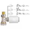 Tuya Smart ZigBee 3.0 TRV Radiator Actuator Valve Thermostatic Radiator Valve Temperature Controller Support Alexa Google Home