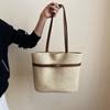 Große Kapazität Lässige Gewebte Tasche, Urlaubs-Strandtasche, Nischen-Pendler-Umhängetasche