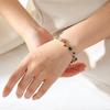 Chic Sweetheart Bracelet: Flower, Leaf & Butterfly Zircon Design - Perfect for Valentine's Day
