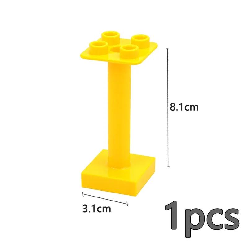 Nagy méretű csúszda, verseny, futópálya, labda, tégla, nagy részecske, építőkocka, tölcsér, csúszda, labirintus, kiegészítők, gyerekjátékok, kompatibilis duploe-k