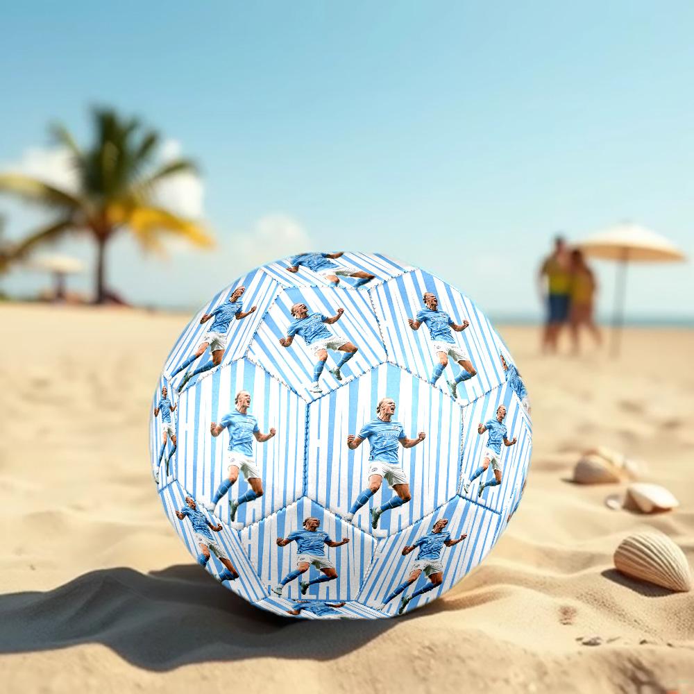 Erling Haaland Size 5 Football High Elastic Soccer Ball For Outdoor Competition Daily Training Play