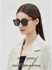 Women's Retro Square Acetate Sunglasses: Large Frame, High-End Feel, Face Slimming, Sunshade & Driving-Specific.