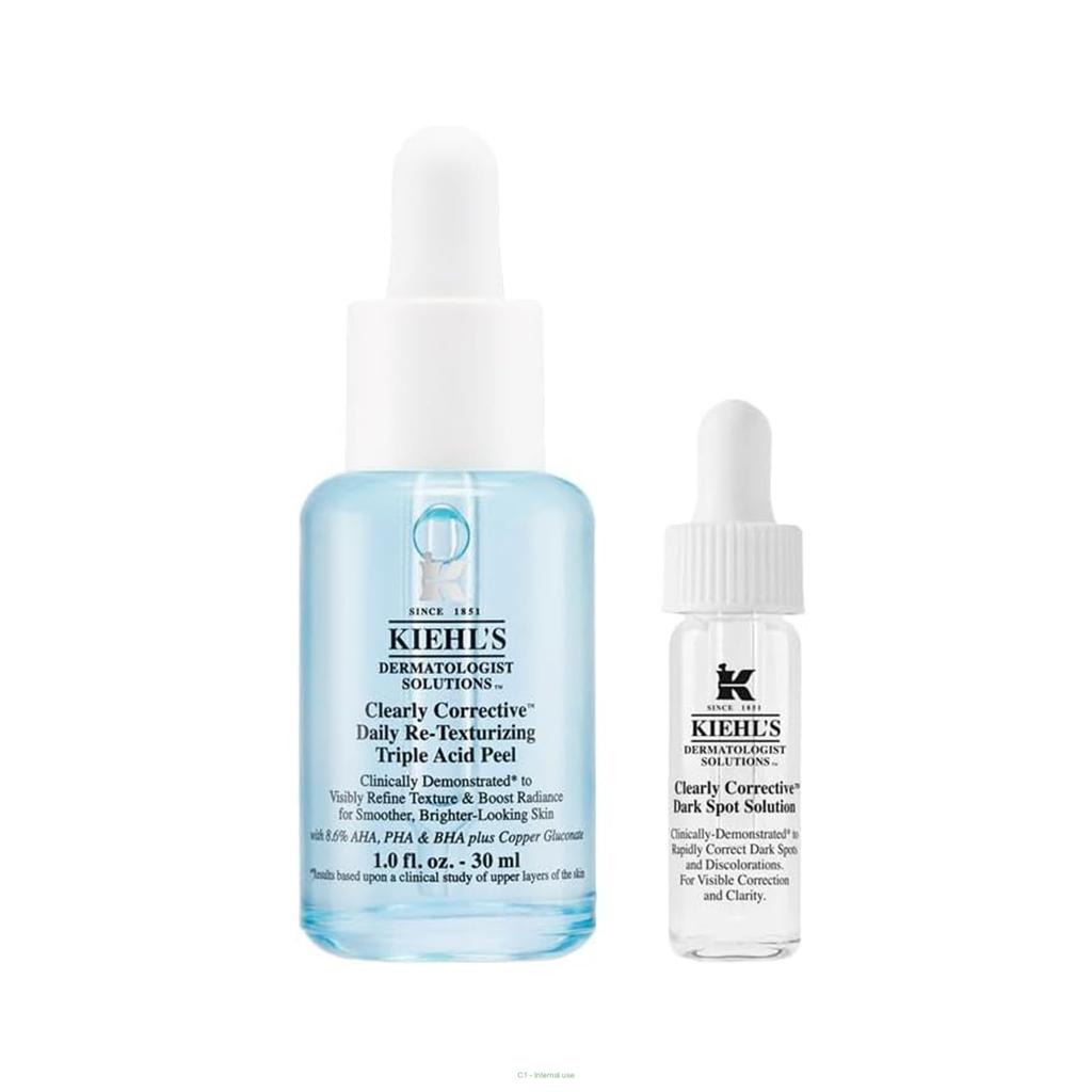 Light Blue Peel Serum Starter Set 4mL Kiehl's 30mL,
