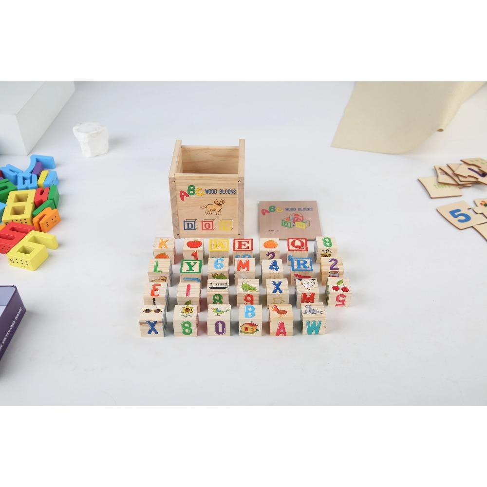 

Детские пазлы-конструкторы, которые могут помочь детям распознавать цифры, буквы и различные предметы разноцветный