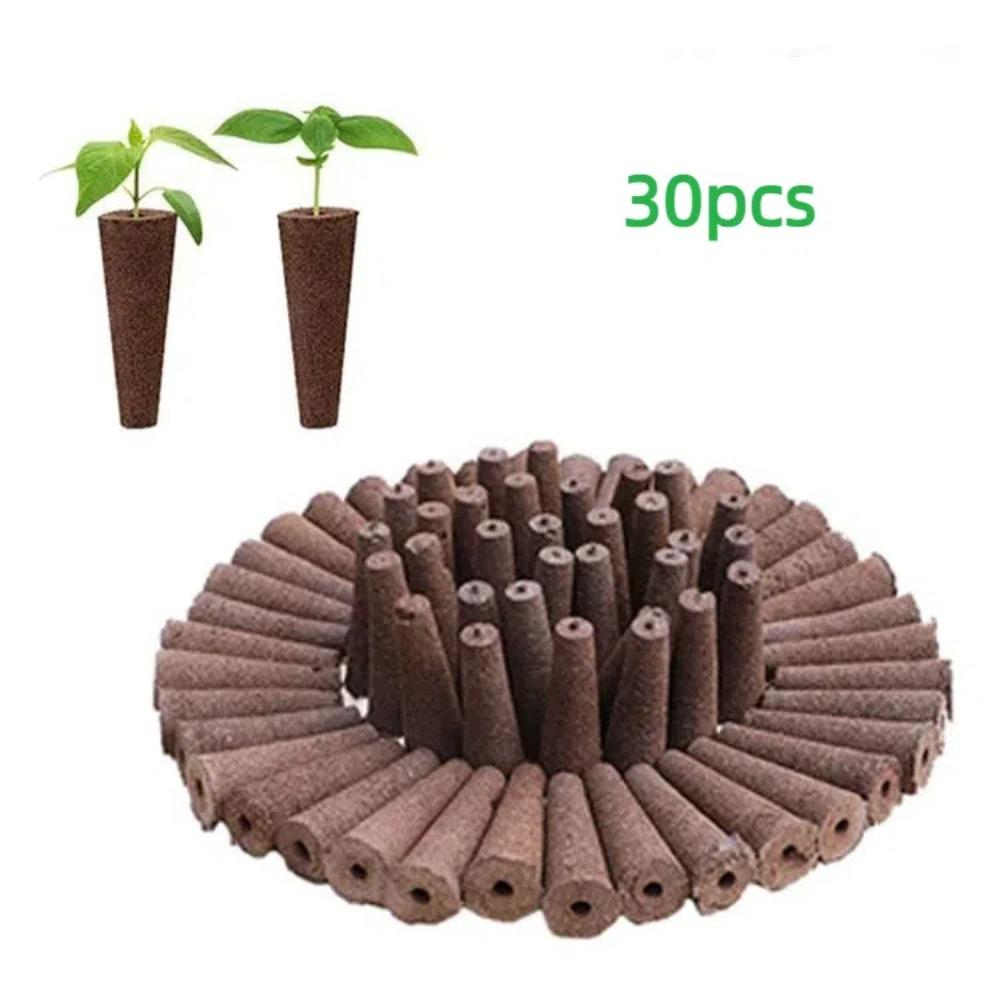30pcs Replacement Root Seed Grow Sponges Seed Starting Hydroponics Growth Sponges Planting Tool Biodegradable