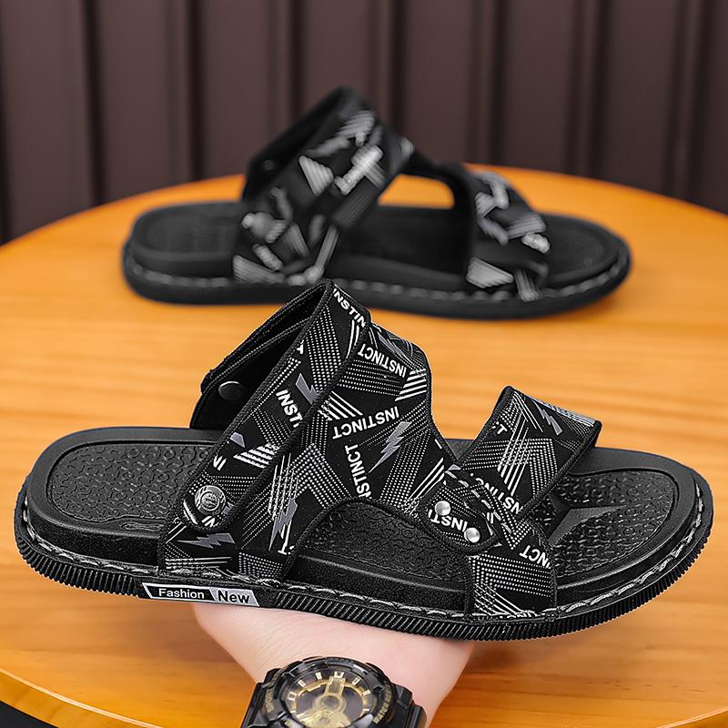

Vietnamese Style Casual Comfort 2025 New Summer Outdoor Wear Men s Sandals Soft Bottom Two-In-One Driving Beach Shoes 38