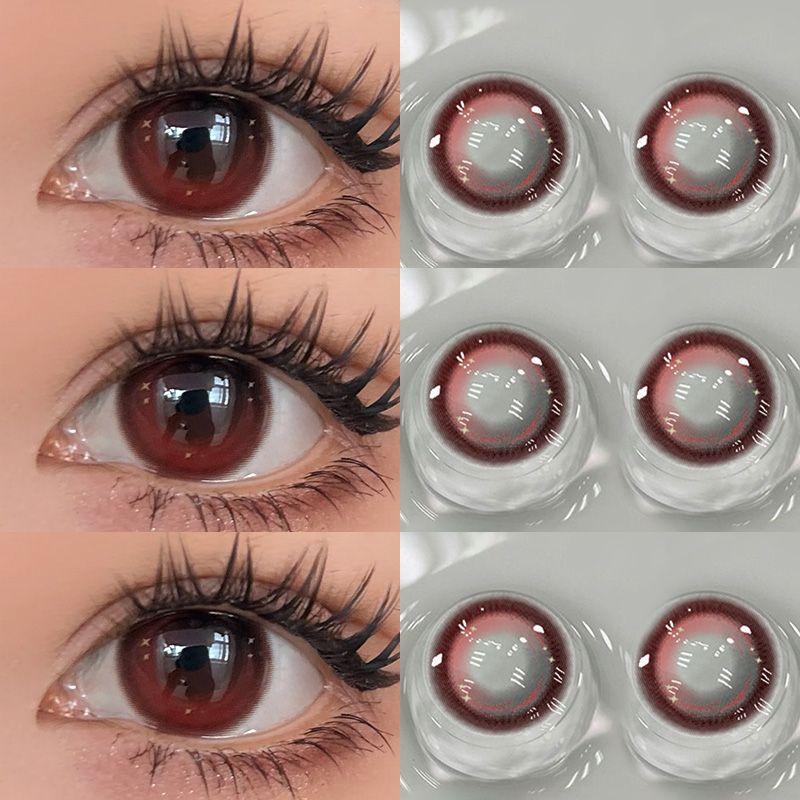 Mill Creek Color Contact Lenses with Prescription Magic Color Series Cosplay Anime Eyes 1 Year Use Green Red Blue Contact LensesHydrogelSoftWT:40%