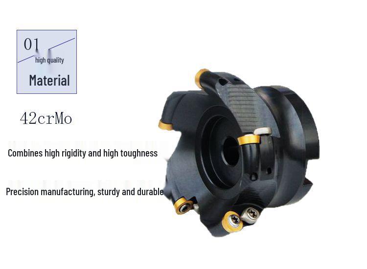 CNC 5-Blade Ball Nose End Mill Cutter with EMRW Face Milling Head