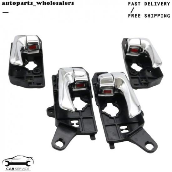Fits Hyundai Sonata 4x Interior ide Door Handle Chrome Front Rear Left Right