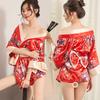 Erotic Lingerie Women's Kimono Lace-up Sexy, Seductive Hot Passion Uniform 4
