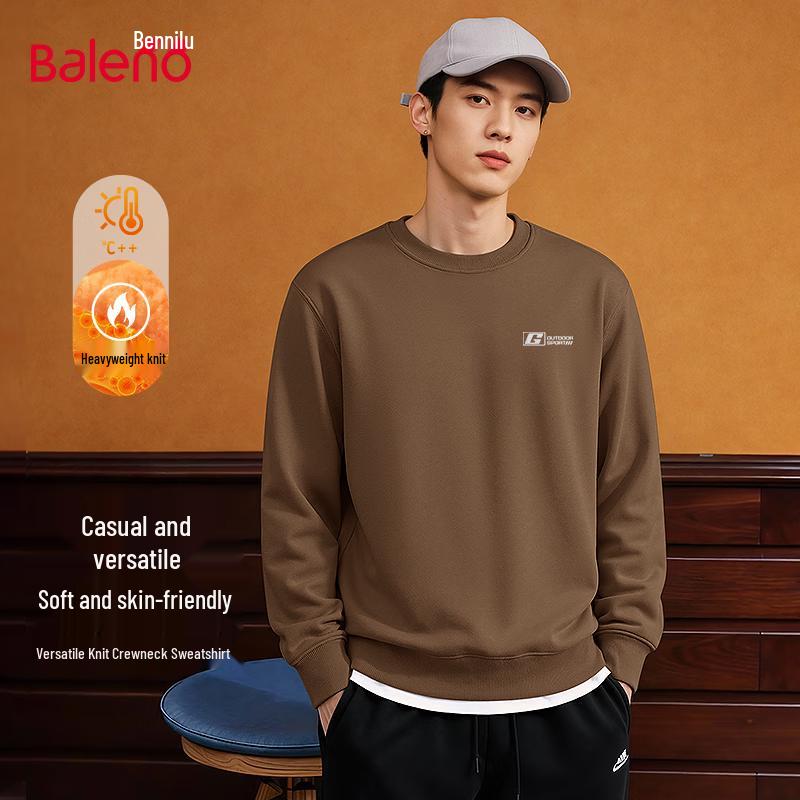 Baleno Men's Printed Crew Neck Sweatshirt