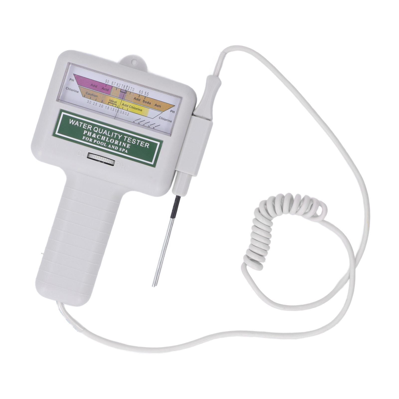 

Тестер качества воды портативный цифровой электронный хлор PH метр монитор анализатор для плавания