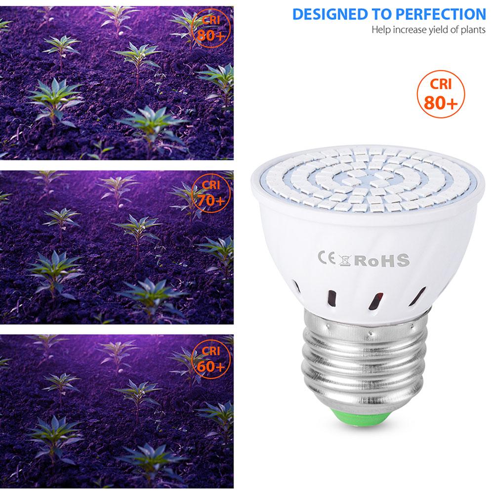 E27 Plant Growth Light Cup (80 beads)