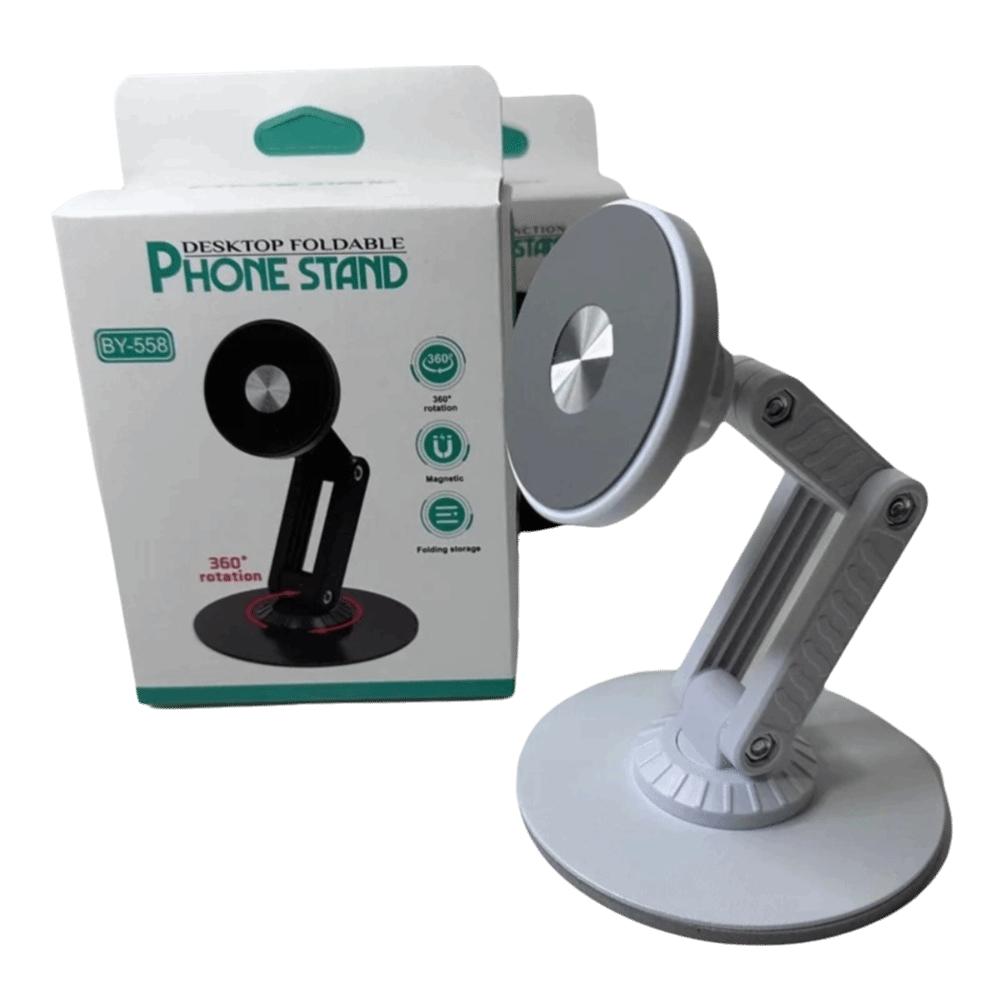 

ABS Magnetic Phone Stand Folding Fixed Adjustable Bracket Creative Folding Stand Gaming Setup білий