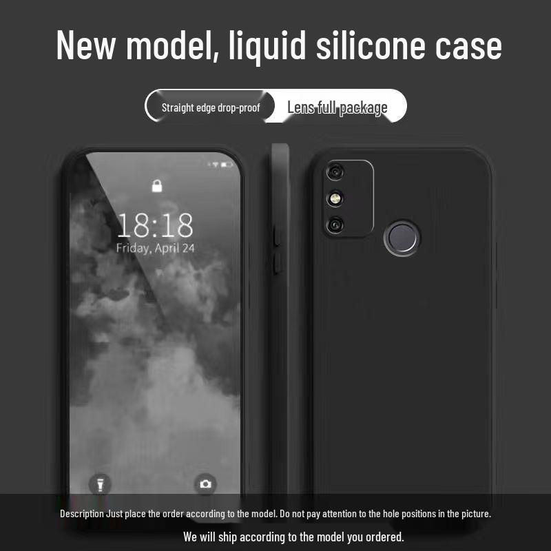 Honor 9A Solid Color Rubik's Cube Liquid Full Coverage Anti-drop Soft Case - New Model