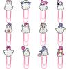 15 Styles of Random Paper Clips, Cartoon Creative Bookmarks, Colorful Paper Clips, Office Supplies, DIY Large Paper Clips, Personalized, 