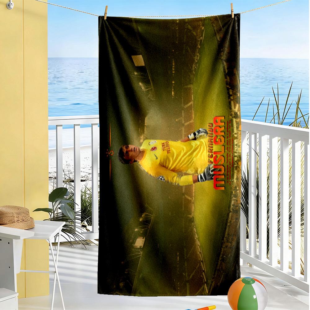 Ronaldo's Legacy Soccer Beach Towel High Absorbency & Quick-Dry Comfortable Lightweight