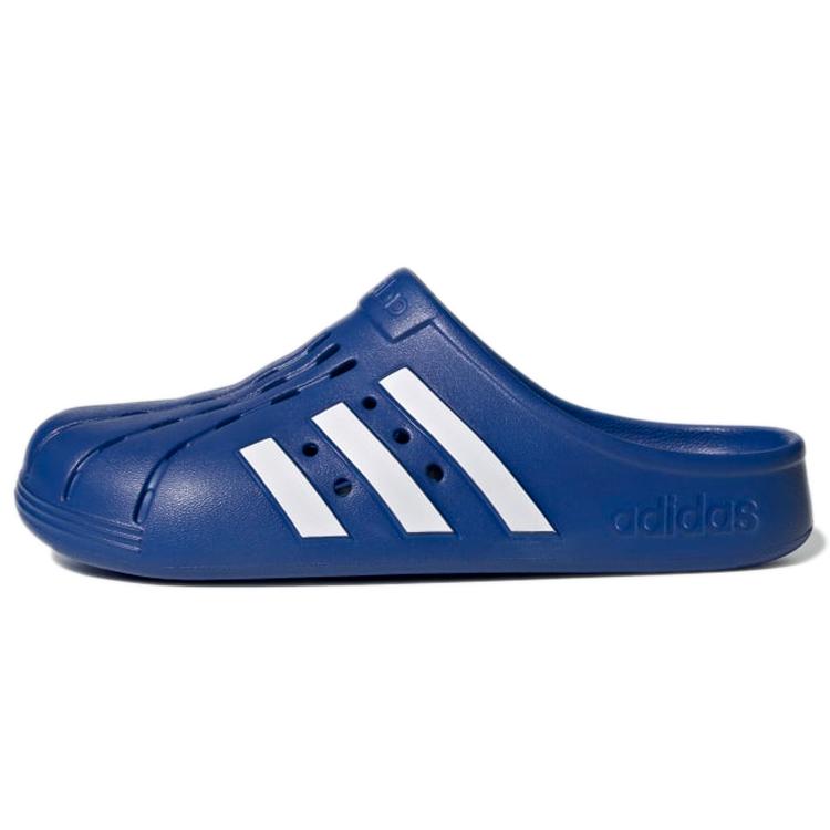 

новые шлепанцы Adidas Adilette, королевский синий/облачно-белый 46