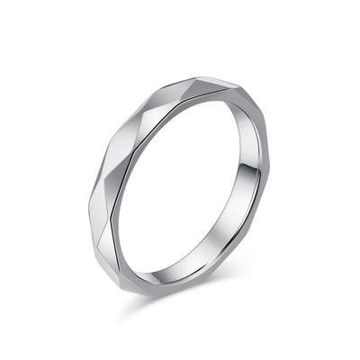 New Classic 4MM Stainless Steel Ring for Women Men Silver/Gold/Black Color Ring Unisex Jewelry