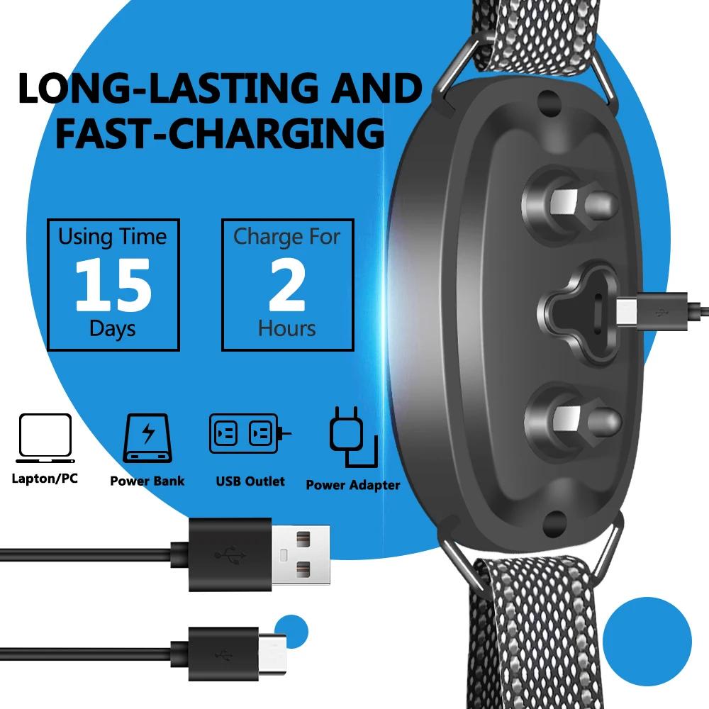 2025 new smart Dog Bark Collar,Rechargeable Smart Barking Collar, Anti Bark Training Collar Adjustable Sensitivity