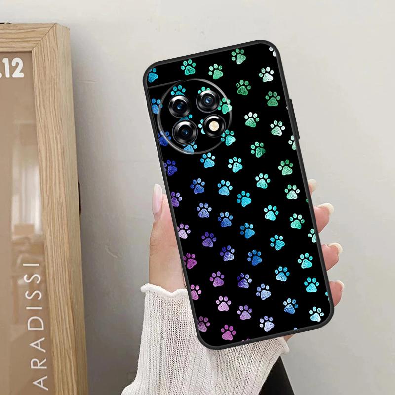 Cat Dog Paws Case For OnePlus Nord 5 CE 2 3 4 Lite N20 N30 OnePlus 15 R 13R 12R 10R 13T 10T 11 12 13 Cover
