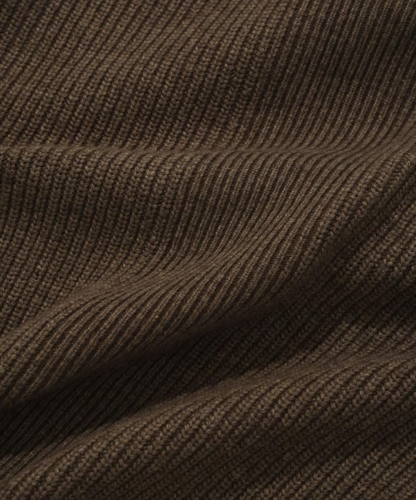 COVERNAT Lambswool Collared Knit Beige