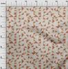 oneOone Cotton Flex Beige Stoff Geometrischer Nähstoff Meterware Bedruckt DIY Kleidung Nähzubehör 40 Zoll