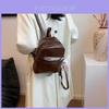 2024 Trendy Travel Backpack For Students Stylish Large Capacity Pu Fabric Computer Bag