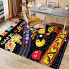 P-PacMan Game Printed Absorbent Washable Carpet, Non-Slip Bathroom Mats, Kitchen Rugs, Yoga Mat,Living Room Entrance, Camping Picnic Rugs