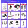 Square Air Pneumatic Cylinder SDA Double Acting Compact Cylinder SDA12 16 Bore 12 16mm Stroke 5-50mm Female /male Thread