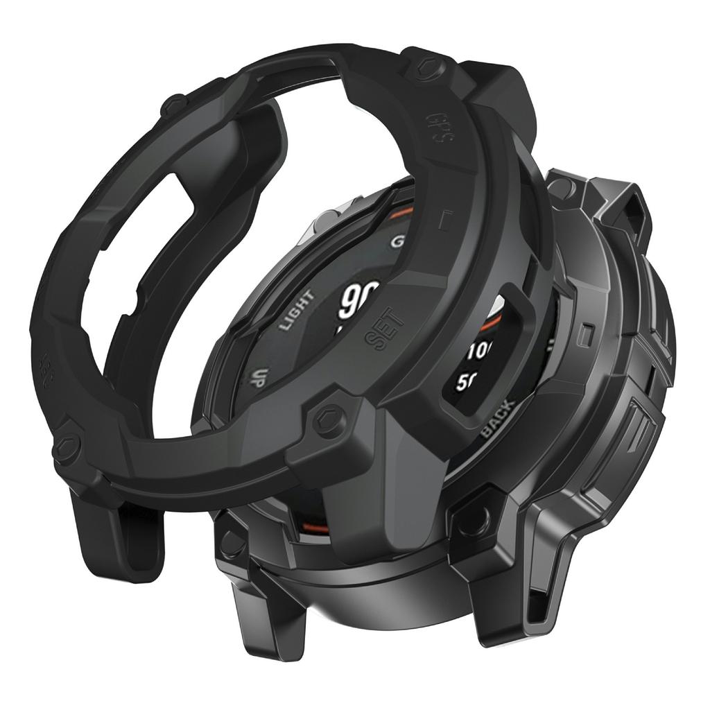 For Garmin Instinct 3 Solar 45mm Protective Case Rugged Armor TPU Shell Watch Cover
